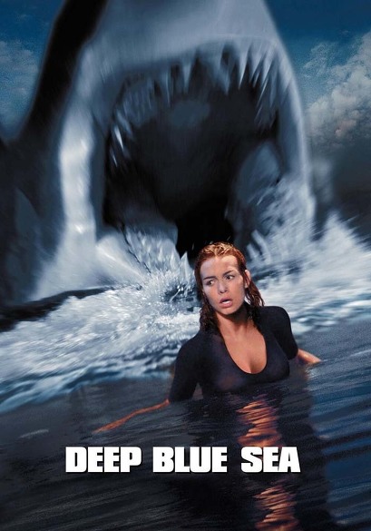 Deep Blue Sea movie poster
